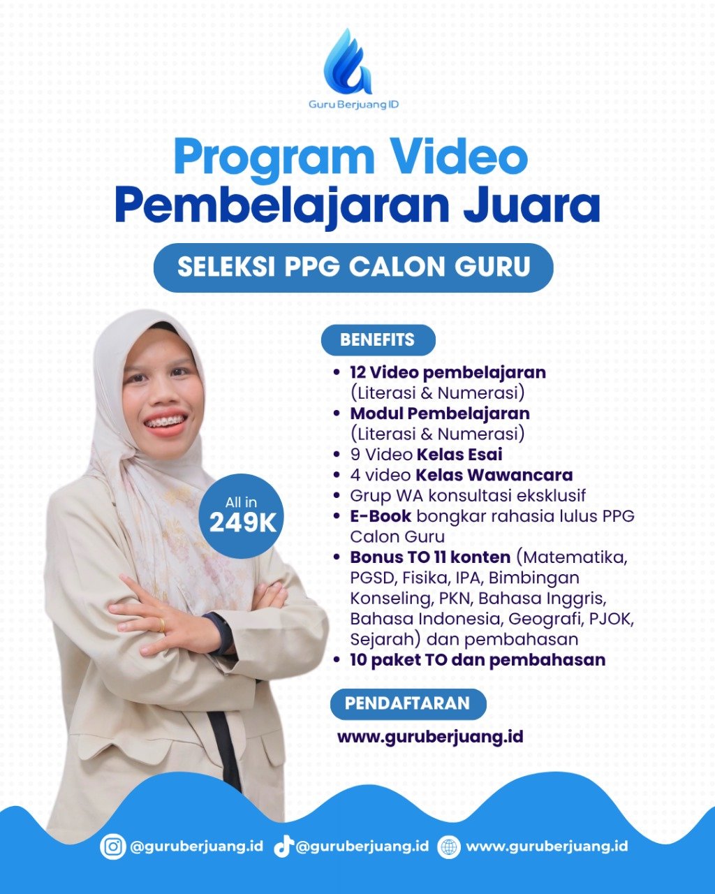PROGRAM VIDEO PEMBELAJARAN JUARA SELEKSI PPG CALON GURU